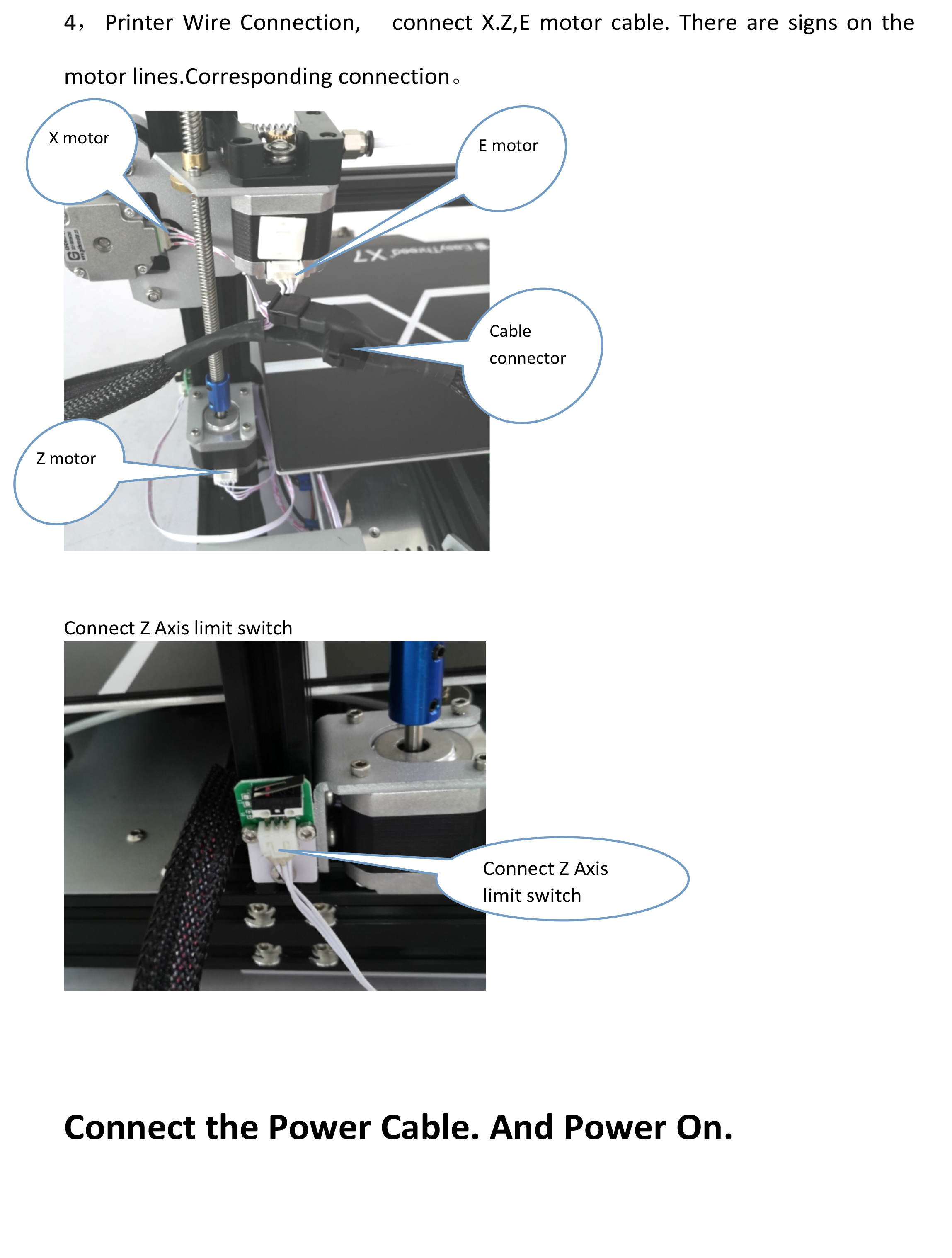 X Install Manual Easythreed D Printer